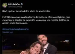 El ministro de justicia el d&iacute;a de a&ntilde;o nuevo, tirado en el sofa, tuiteando reformas legales que se inventa sobre la marcha