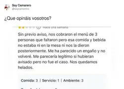 Pol&eacute;mica por el men&uacute; cerrado