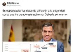 Hay que hacerle un monumento a Pedro S&aacute;nchez y su Gobierno