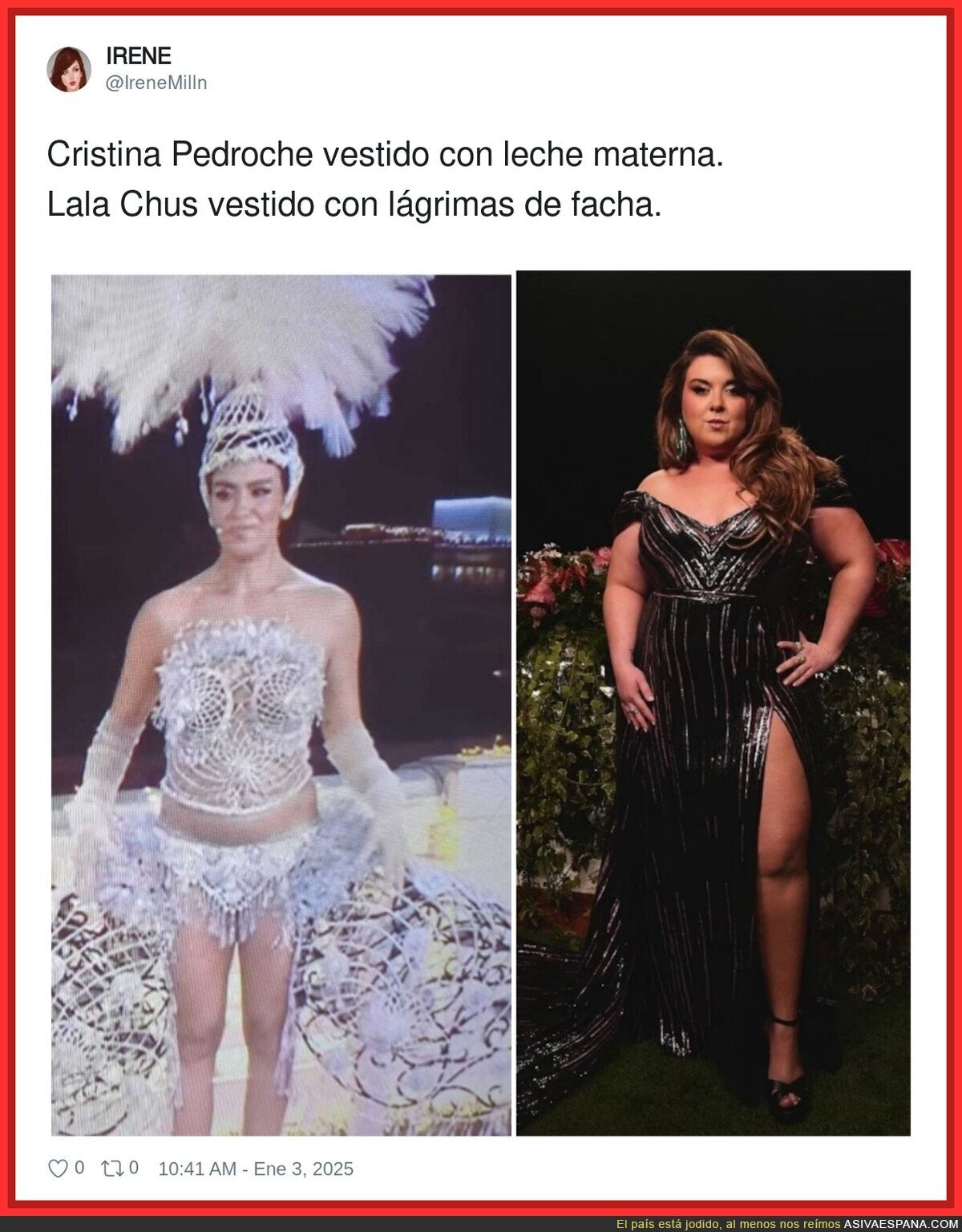 Los dos vestidos de las Campanadas