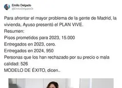 Un aplauso para Ayuso y su Plan Vive