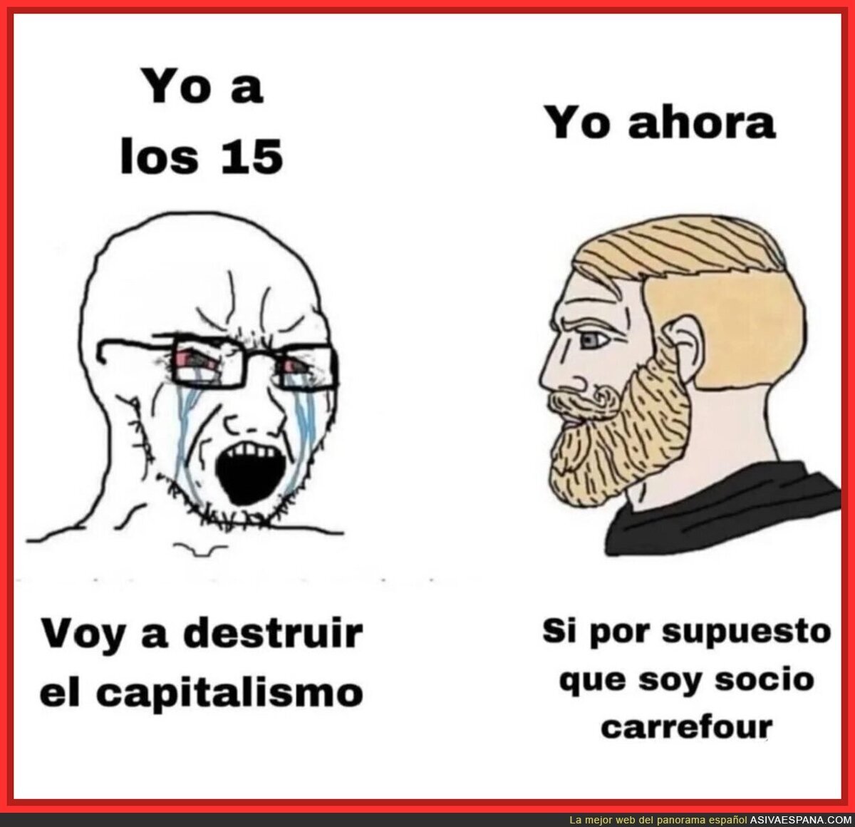 El tiempo cambia a las personas