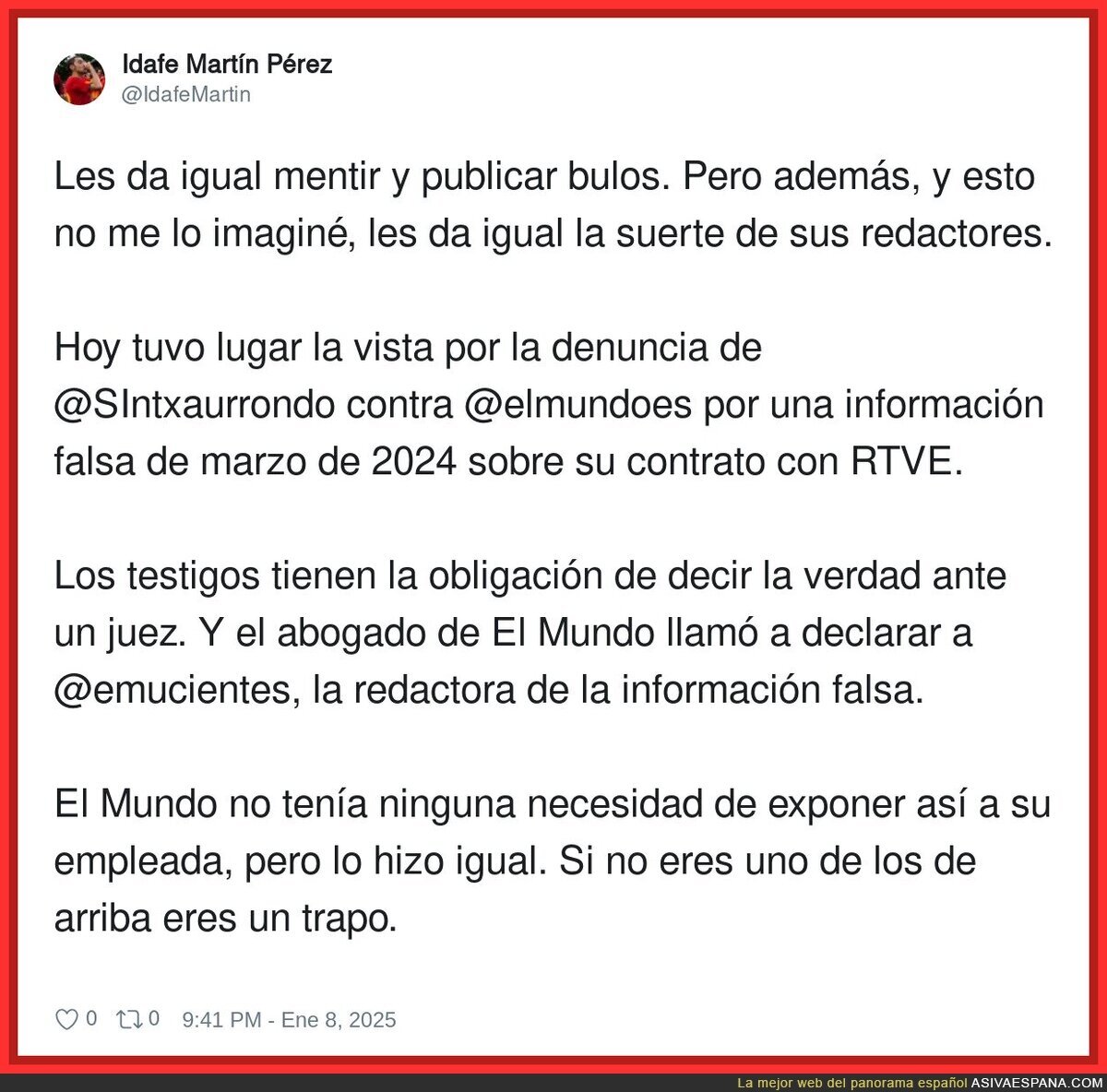 Así funciona El Mundo con las informaciones falsas