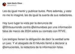 As&iacute; funciona El Mundo con las informaciones falsas