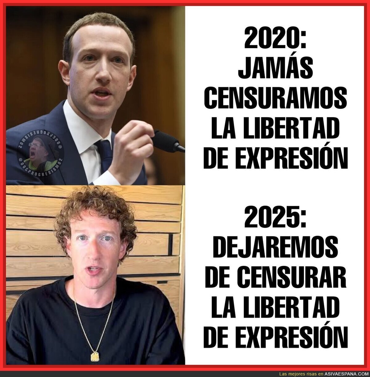 Mark Zuckerberg se contradice