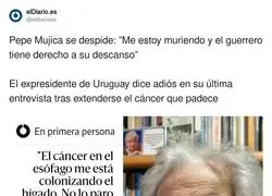 Pepe Mujica da un paso al lado definitivamente