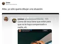 Alba Carrillo sale a defenderse tras las cr&iacute;ticas de un usuario en X