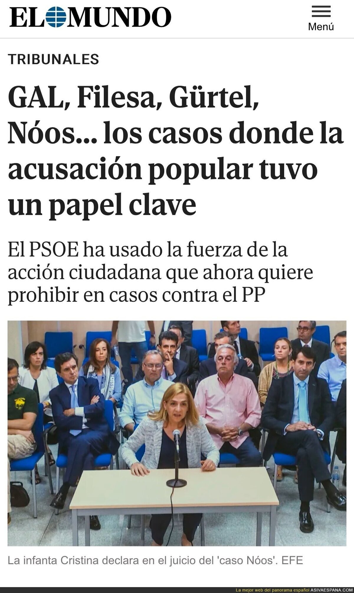 Todo sea con tal de archivar los casos de la familia Sánchez