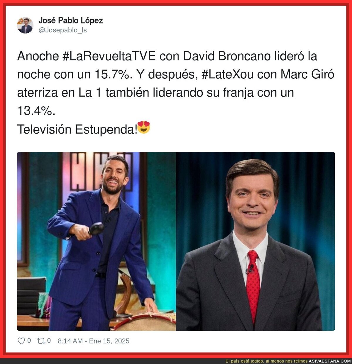 La gran dupla de la televisión pública