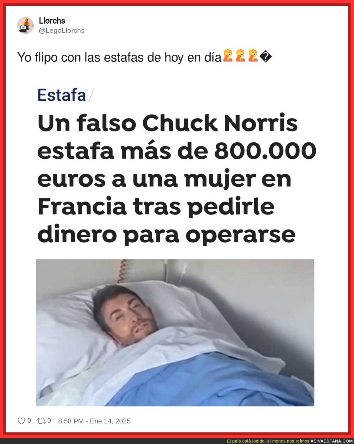 Las estafas hoy en día son surrealistas