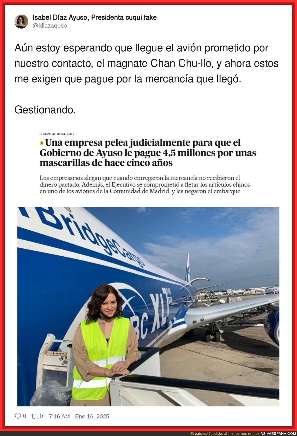 Ayuso tiene mucho que esconder