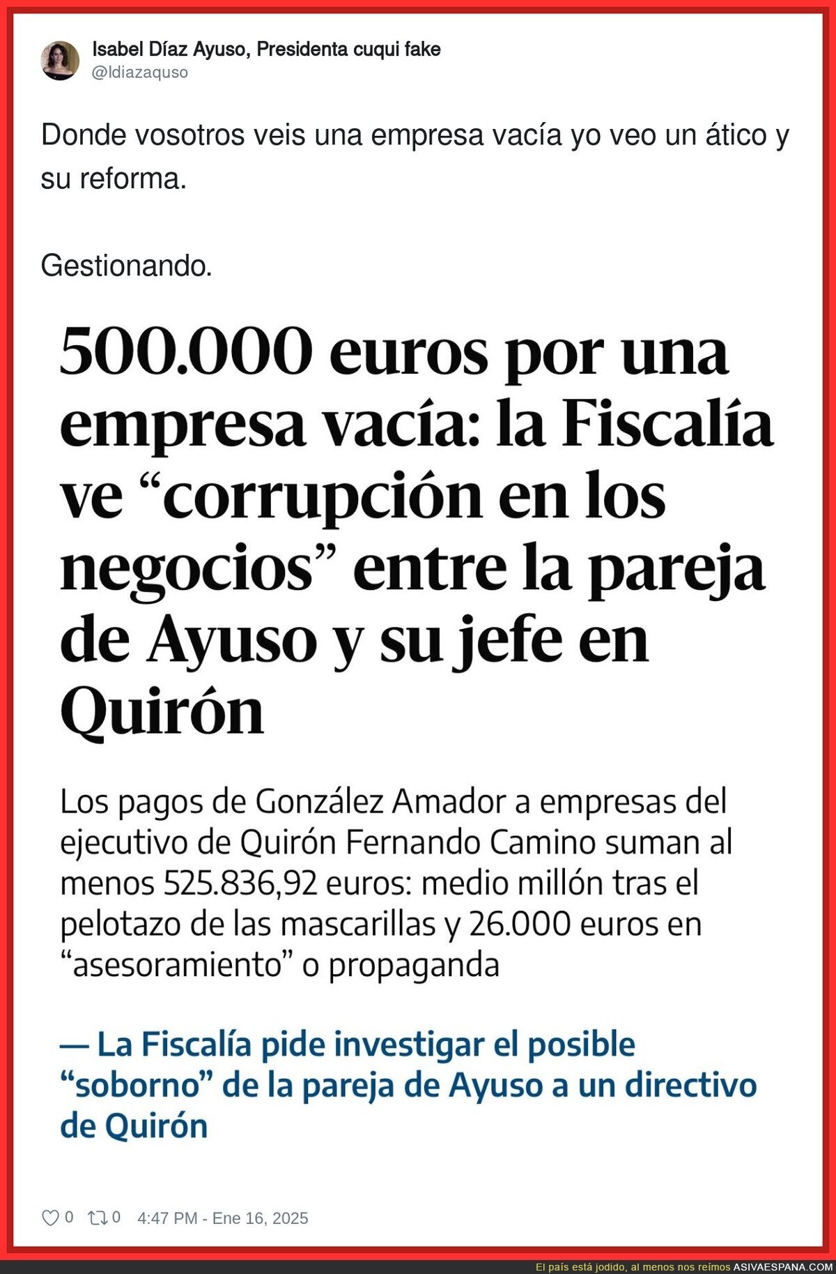 El novio de Ayuso tiene muchos escándalos sobre sus hombros