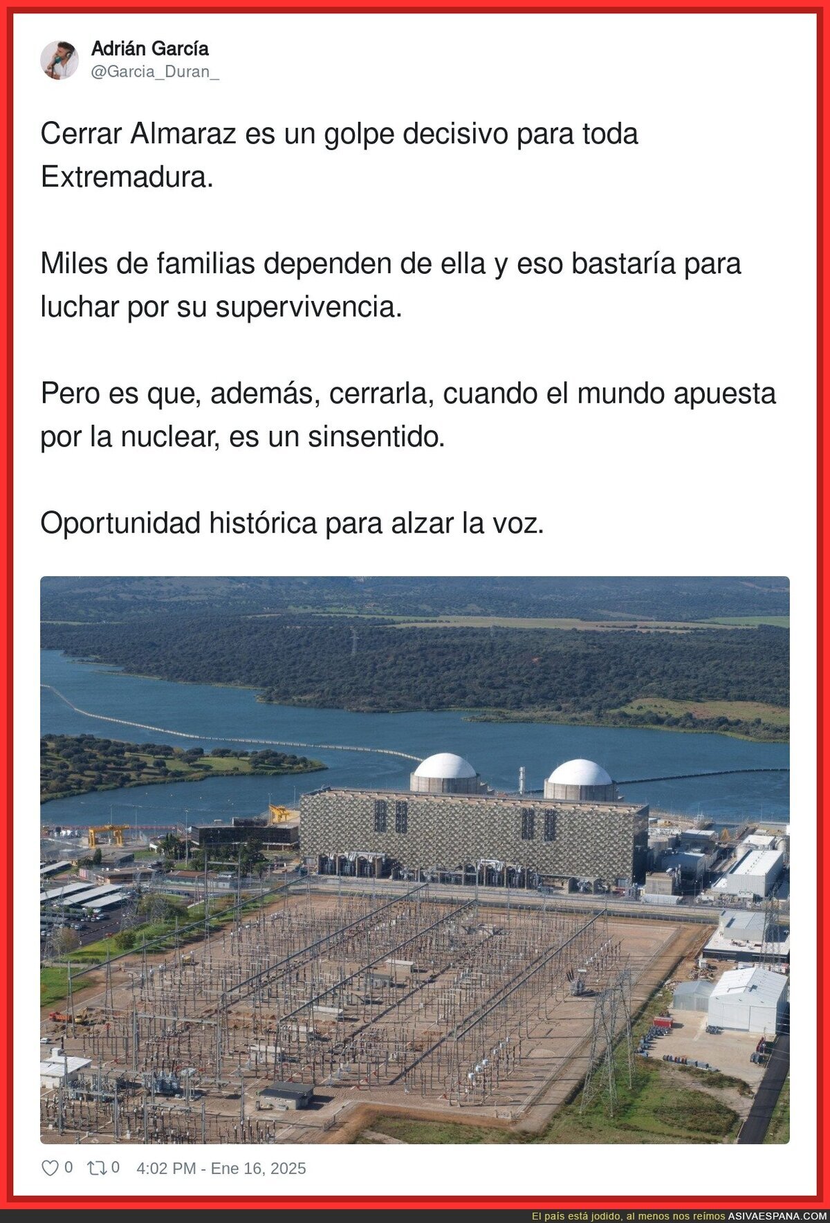 Hay que protestar alto y claro