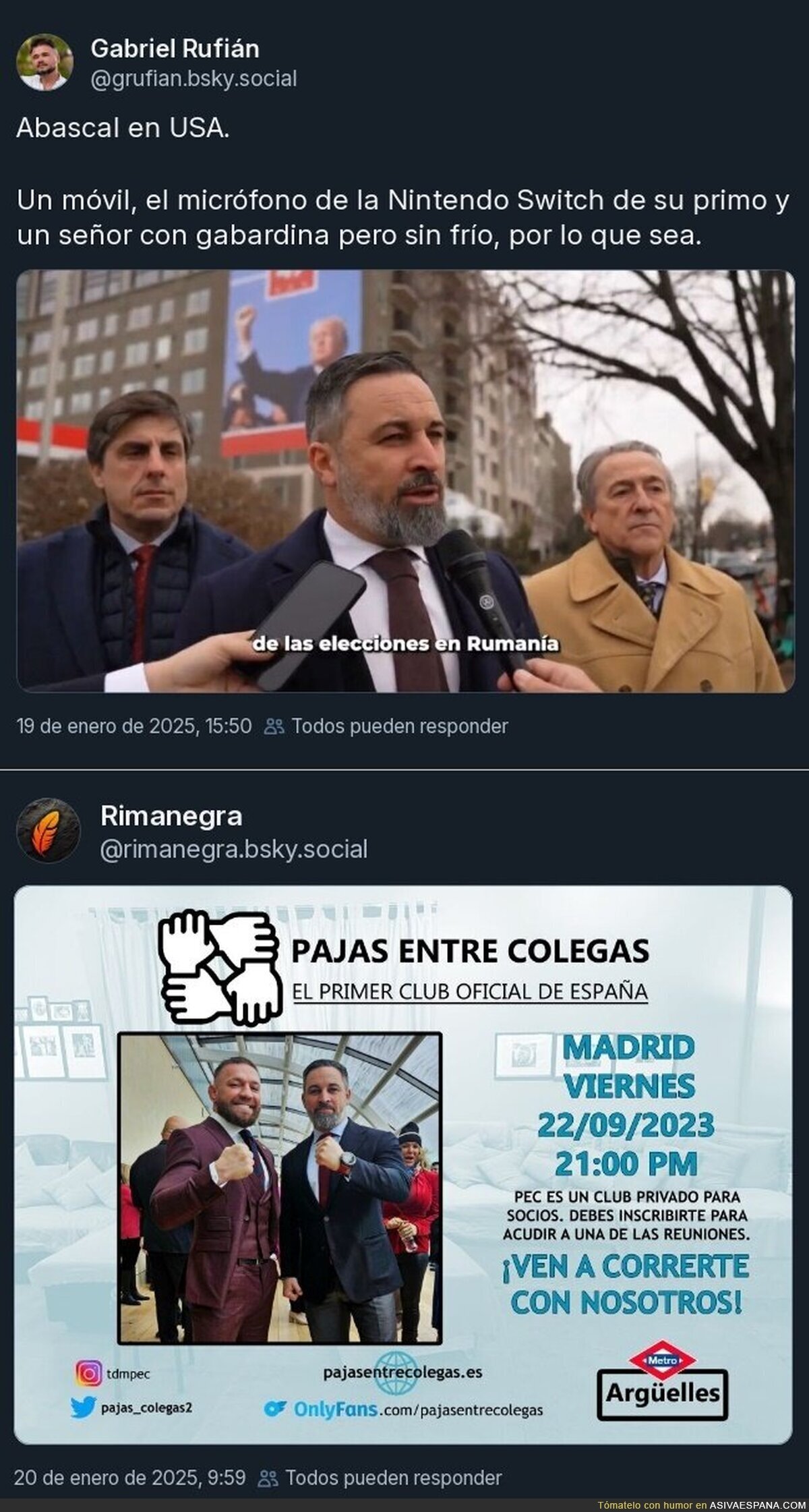 Apoteósica gira de Abascal por EEUU