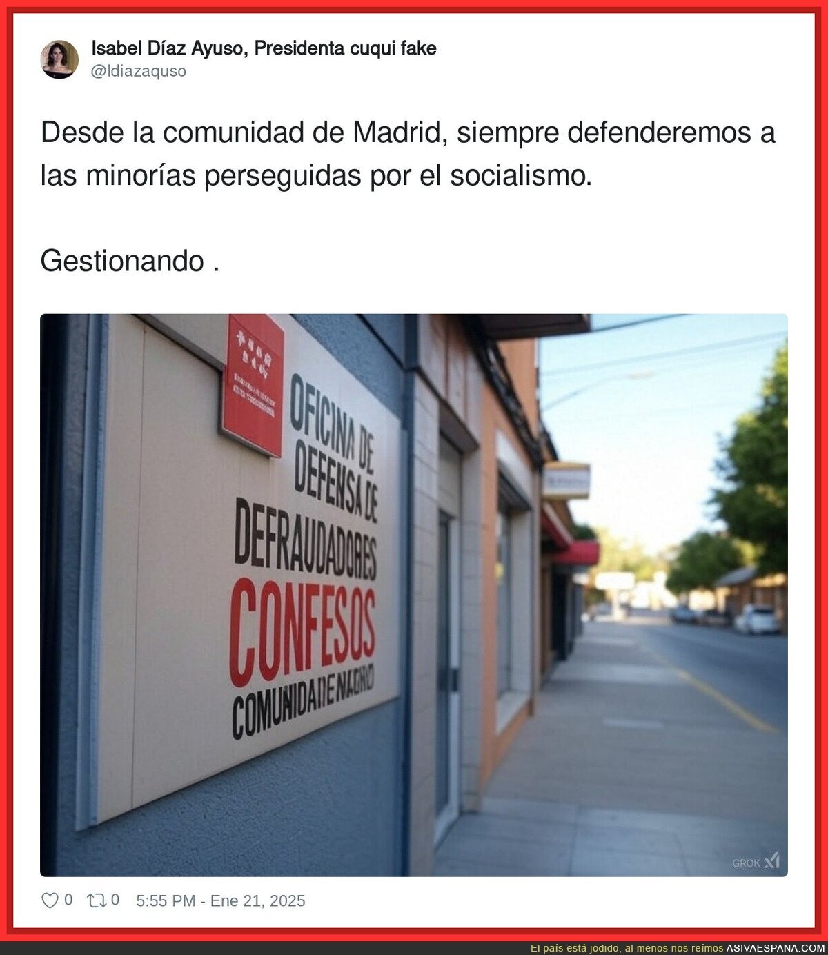 La Comunidad de Madrid siempre a lo importante