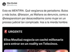 Elisa Moulia&aacute; se pone seria para defenderse