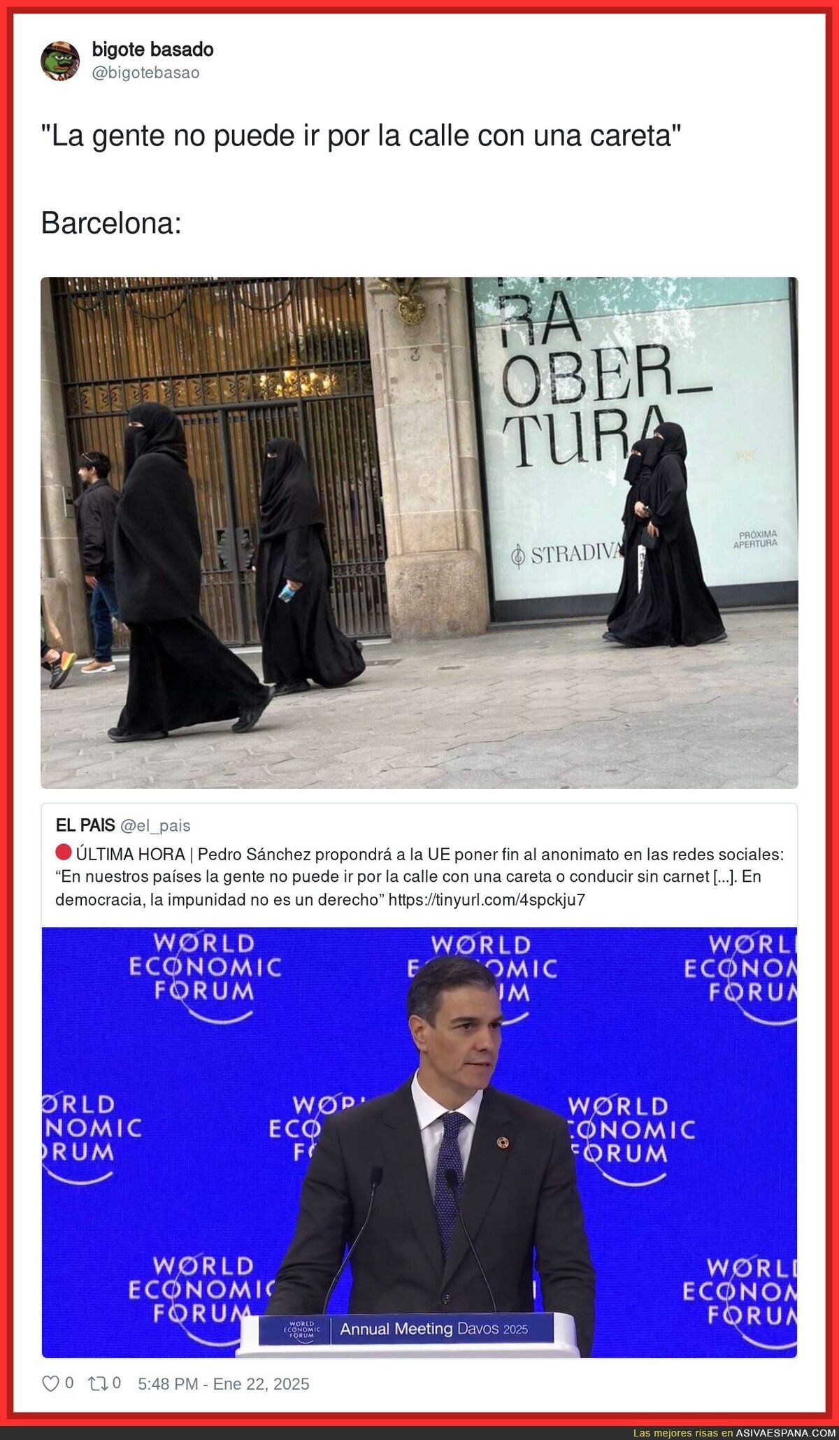 Curioso como otra gente si tiene libertad para ir tapado hasta arriba