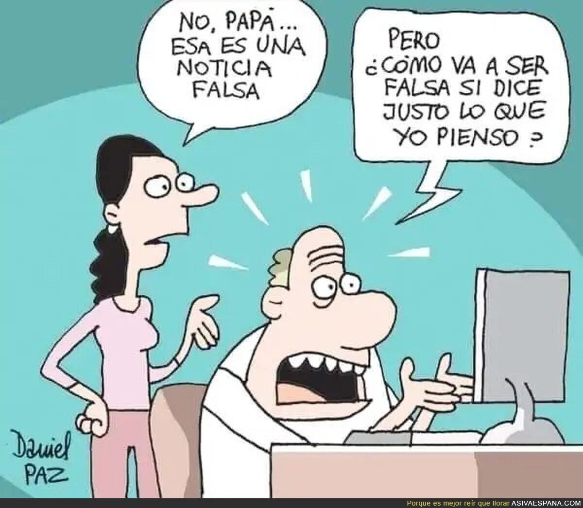 Hay dos tipos de ciegos: el que no sabe buscar en Internet y el que le interesa no buscar.