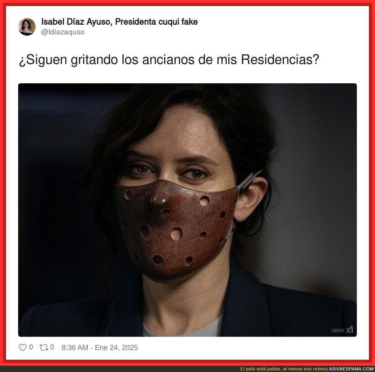 El placer de Ayuso