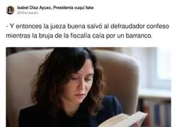 Ayuso contando sus cosas