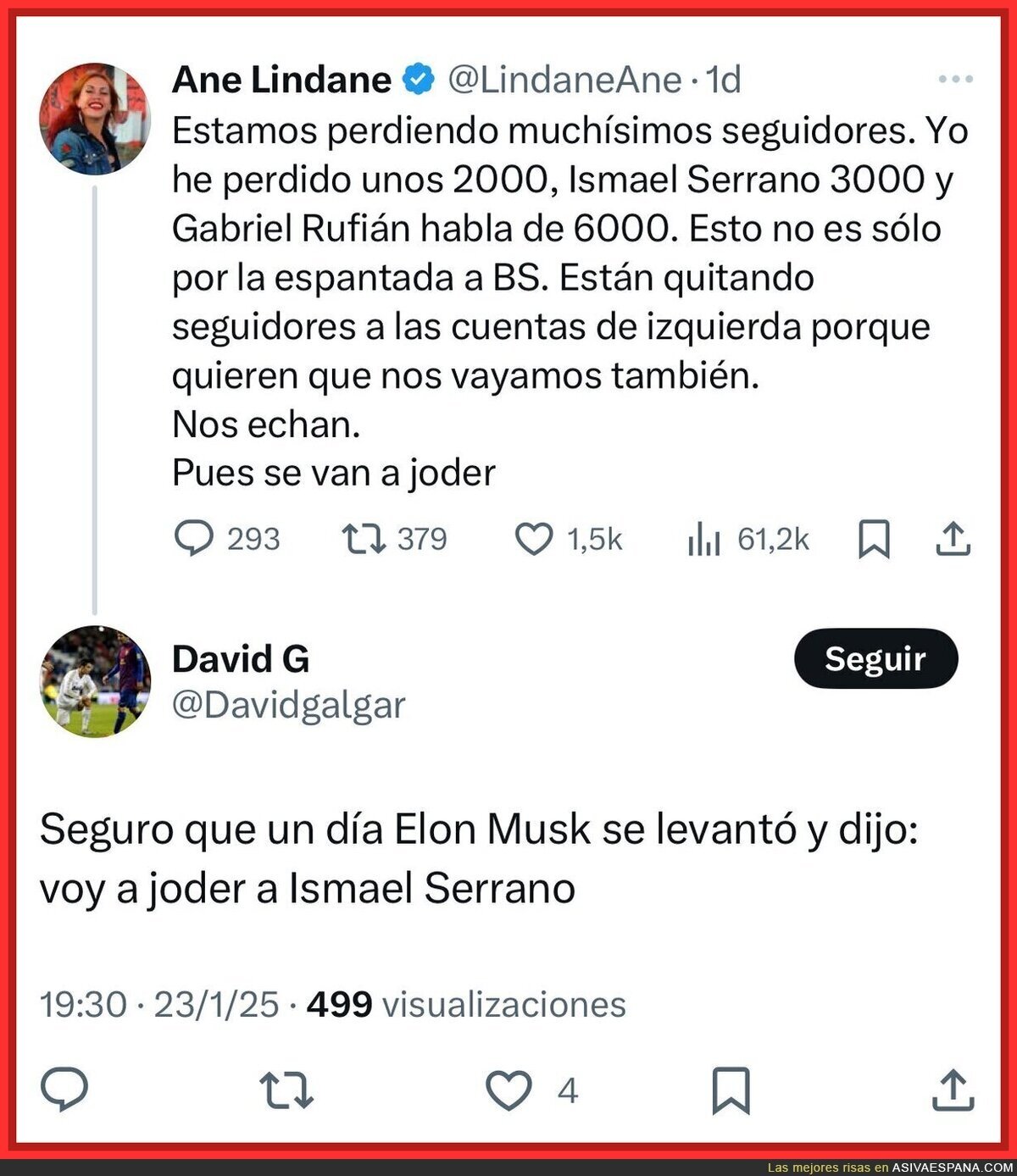 Elon Musk y sus víctimas españolas