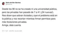 La preocupante situaci&oacute;n con la universidad p&uacute;blica