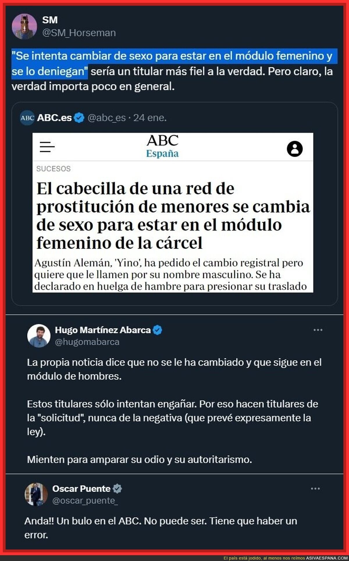 ABCes se manipula la información