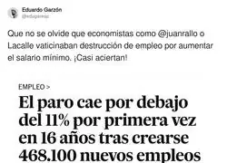 Espa&ntilde;a no deja de crear empleo