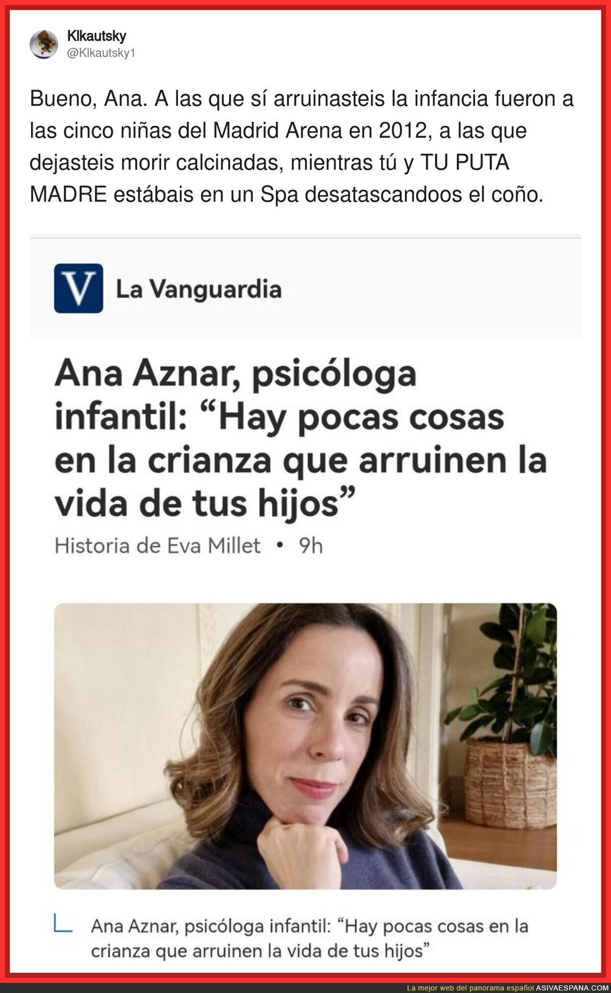 La poca vergüenza que tiene la familia Aznar