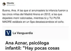 La poca verg&uuml;enza que tiene la familia Aznar
