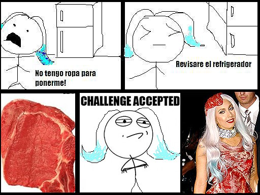 Challenge_accepted - Vestido de carne