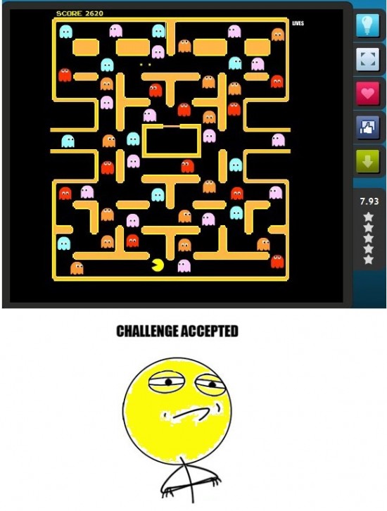 challengue acepted,pacman