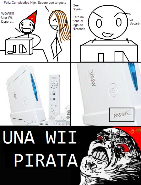 Barata,OMG,Pirata,Wii,WTF
