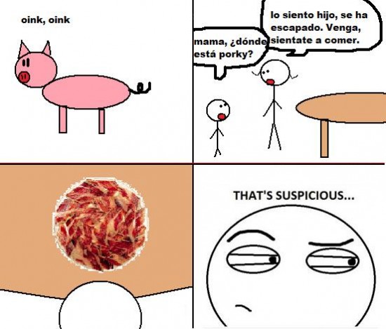 cerdo,jamón,mascota,suspicious