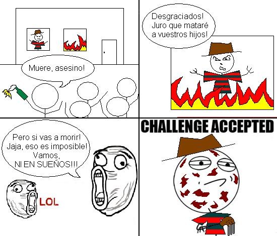 Challenge accepted,freddy,Lol