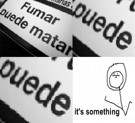 fumar,it's something
