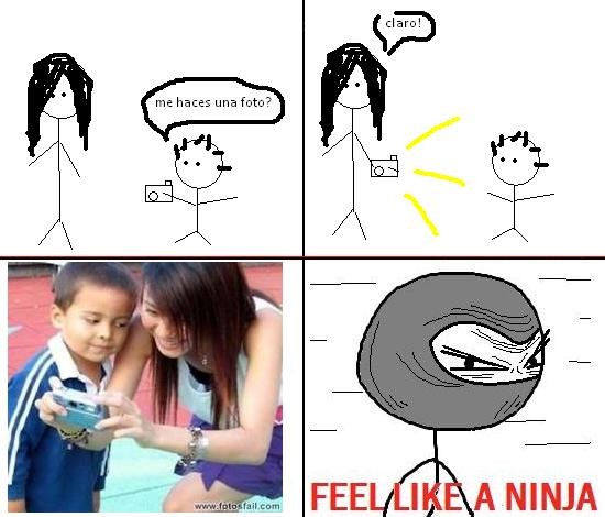 Feel_like_a_ninja - Niño ninja