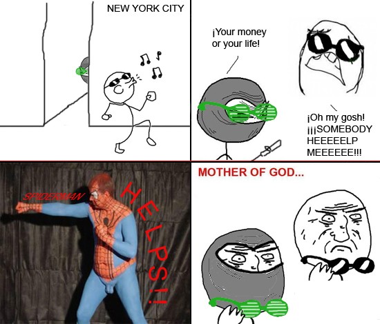 Mother_of_god - Spiderman helps!