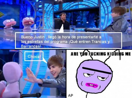 Are you fucking kidding me?,El Hormiguero,Justin Bieber,Trancas