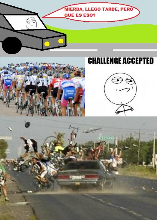 Bici,Challenge Accepted,Coche