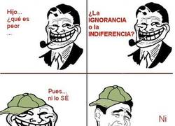 Enlace a Ignorancia e indiferencia