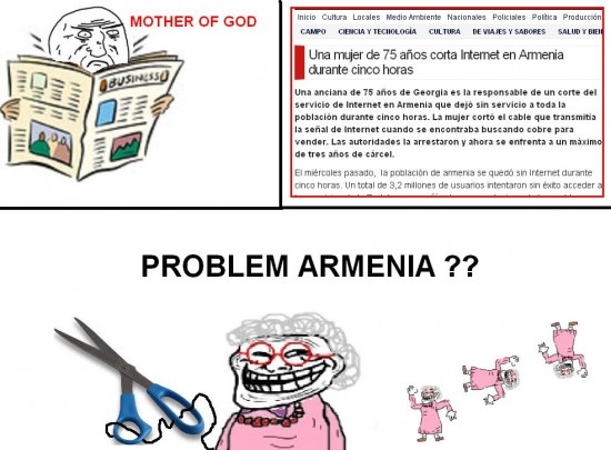 Trollface - Problem, Armenia?