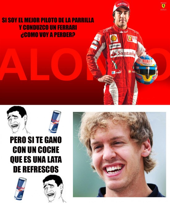 Alonso,ferrari,red bull,Vettel,Yao