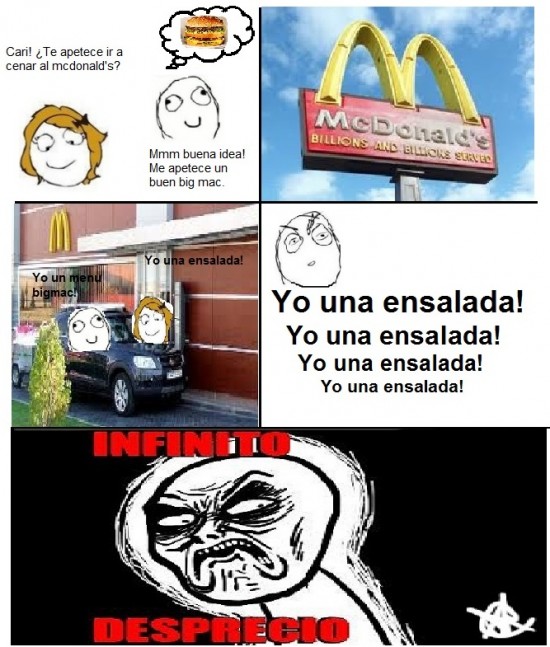 Infinito_desprecio - ¿Ensalada en el McDonalds?