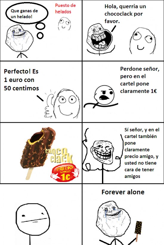 Forever_alone - Precio amigo