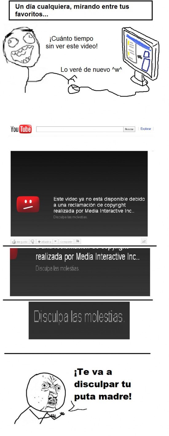no disponible,Y U NO?,youtube