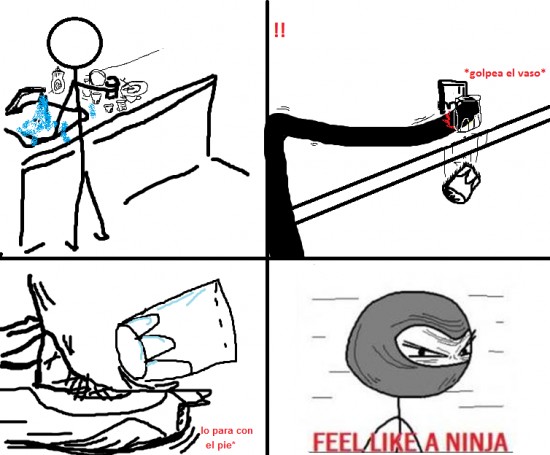 Feel_like_a_ninja - Amortiguando el golpe