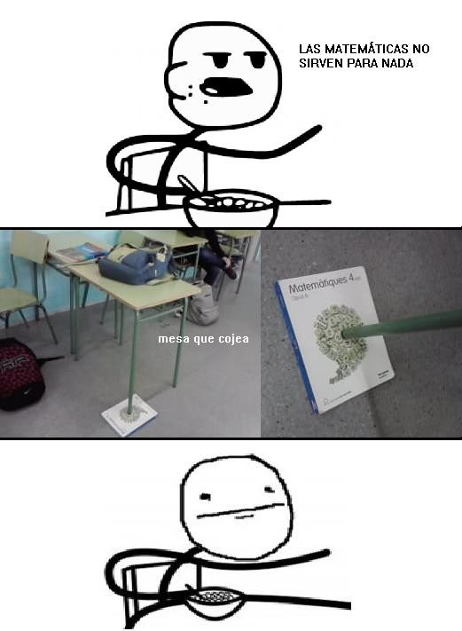 cereal guy,matematicas,poker face