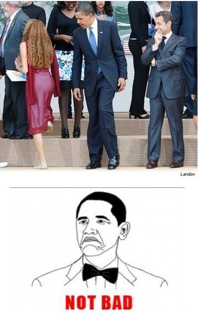 Not_bad - Obama, que se te va la vista