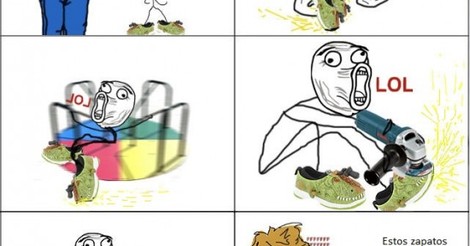 Cuánto cabrón / Cómo acabar con unos zapatos